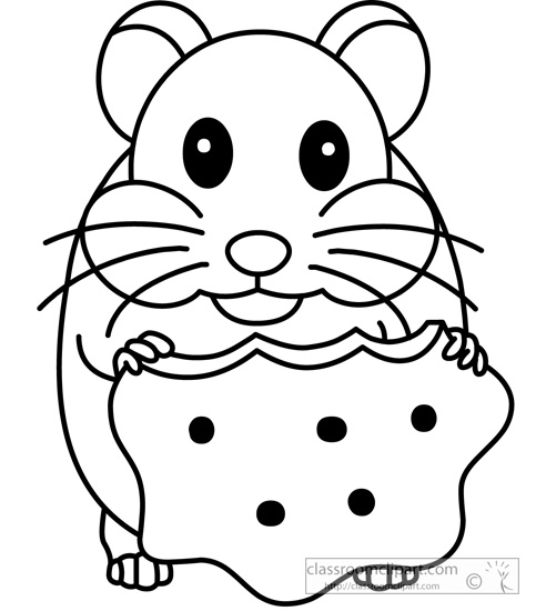 Panda free images . Hamster clipart outline