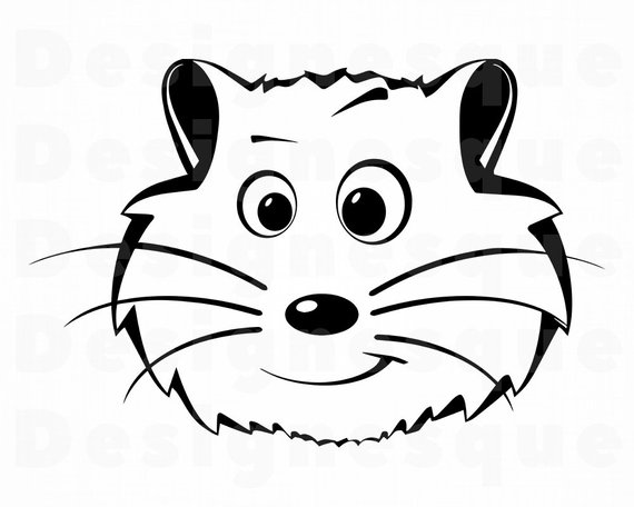 Cute files . Hamster clipart svg