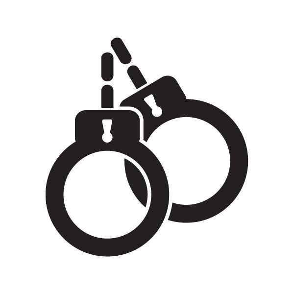Silhouette clip art handcuffs. Handcuff clipart