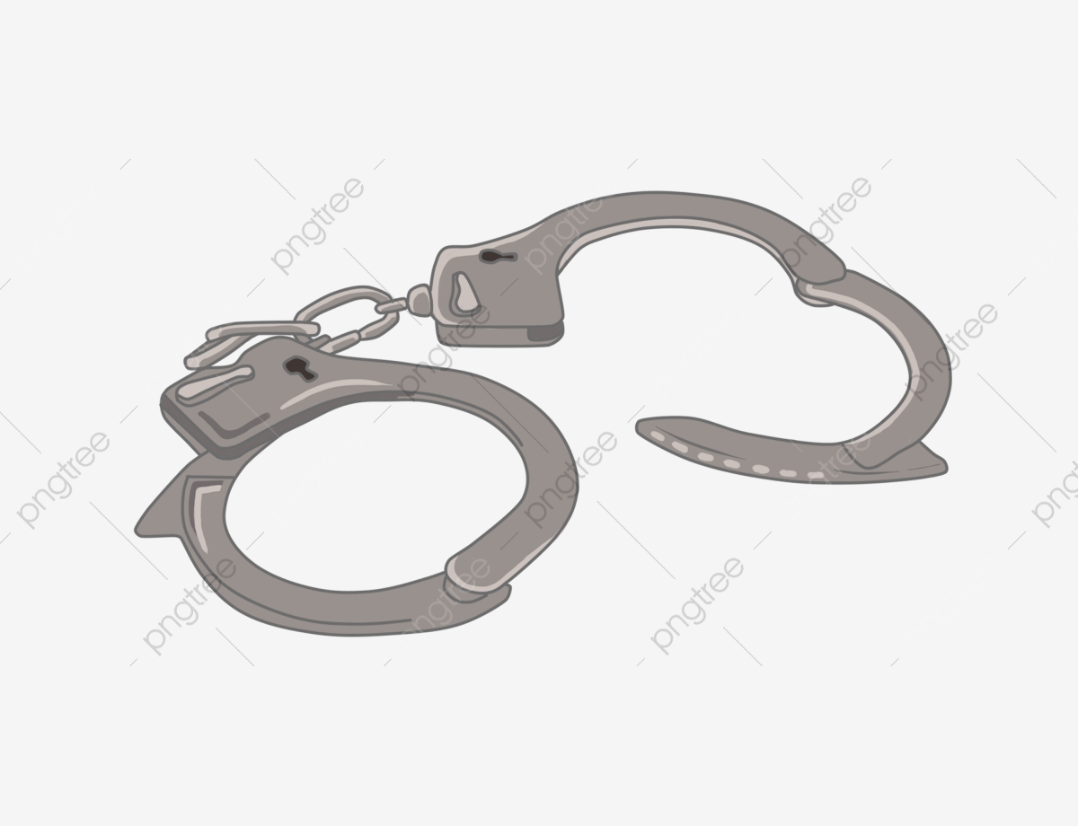 Handcuff clipart crime. Handcuffs scorpion iron criminal