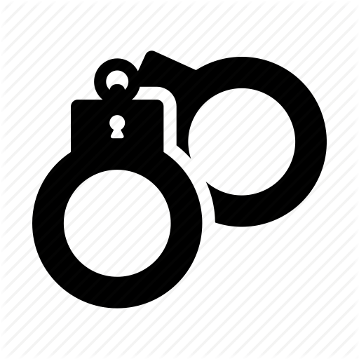 Circle background lawyer text. Handcuffs clipart criminal