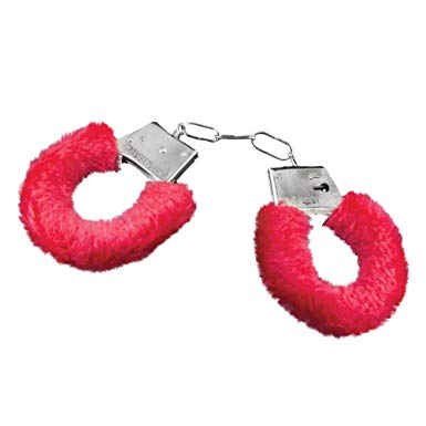 Handcuff clipart fuzzy. Sexy soft red steel