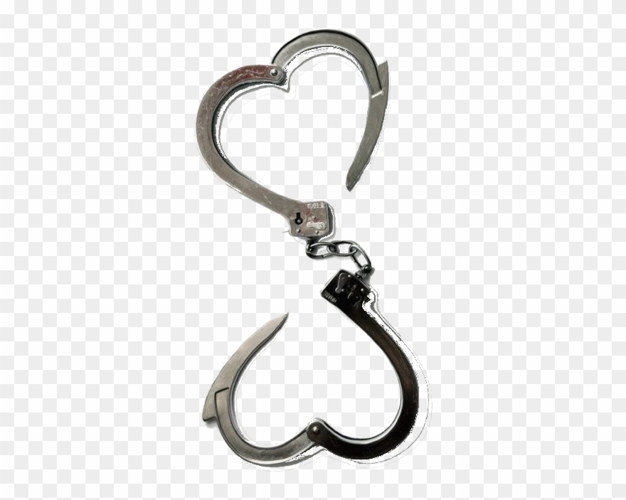 Handcuff clipart heart. Handcuffs transparent background 