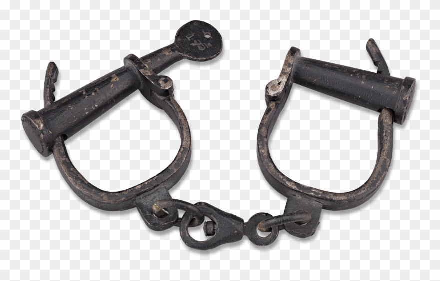  th century iron. Handcuff clipart prisoner