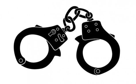 Handcuffs clipart silhouette. Pinterest 