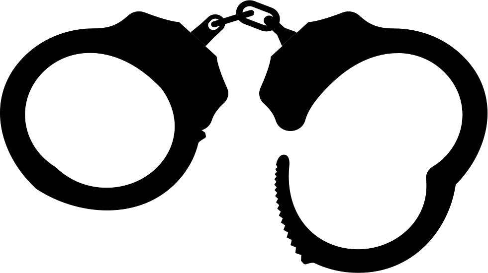 Handcuffs clipart person. Svg png icon free
