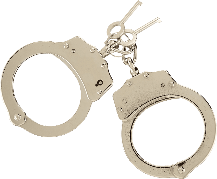 Golden png free images. Handcuffs clipart transparent background