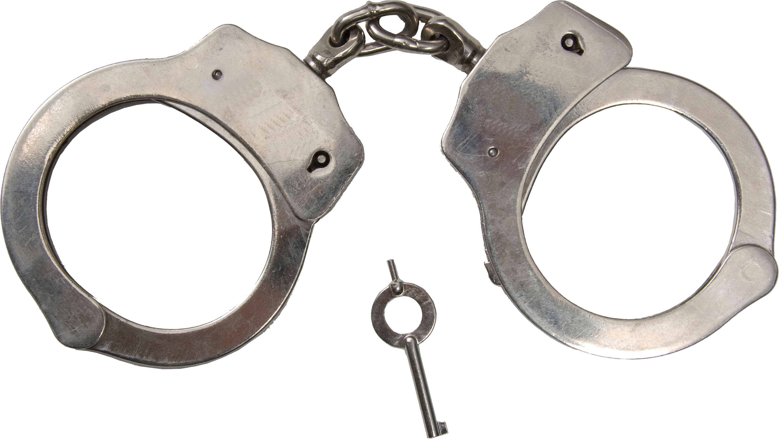 Classic metal handcuffs png. Handcuff clipart transparent background