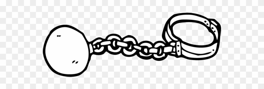 Handcuffs clipart chain. Drawn pinclipart 