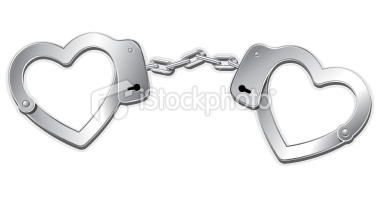 Handcuffs clipart heart. 