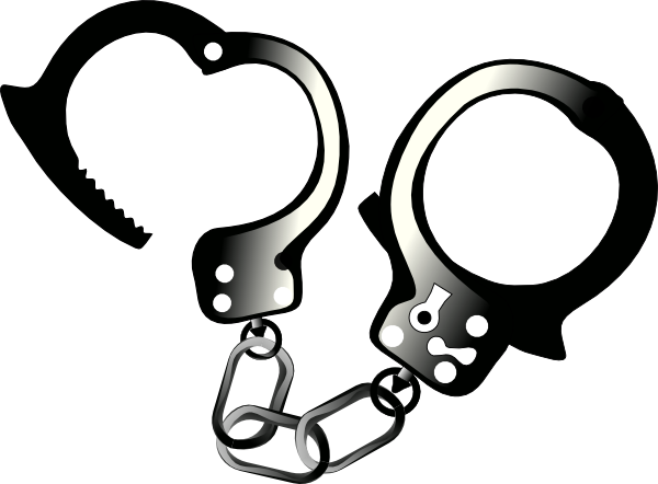 Handcuffs clipart old. Free handcuffed pictures download