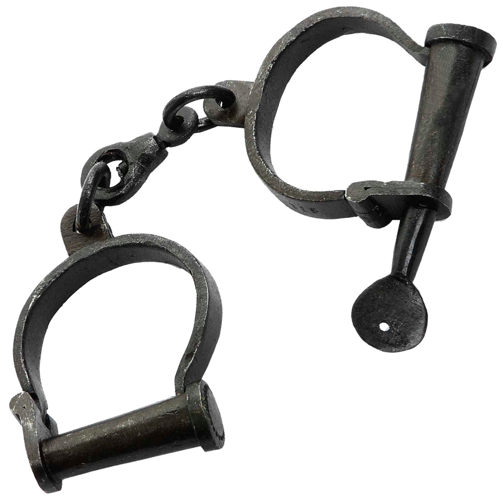 Handcuffs clipart pair. Png transparent images all