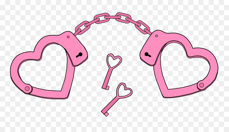 Handcuffs clipart pink. Love background heart png