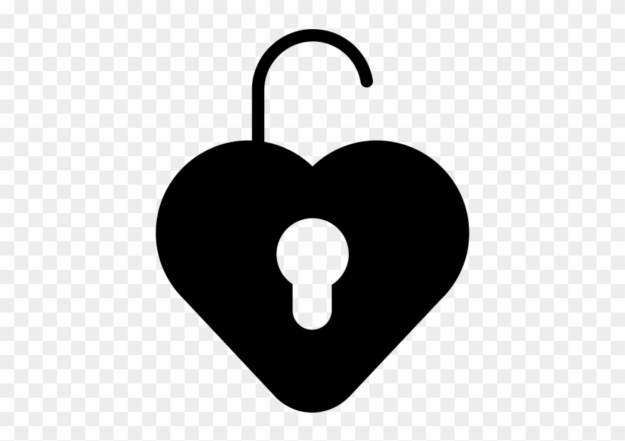 Heart lock icon png. Handcuffs clipart unlocked