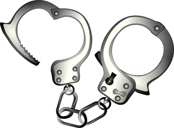 Clip art free in. Handcuffs clipart vector