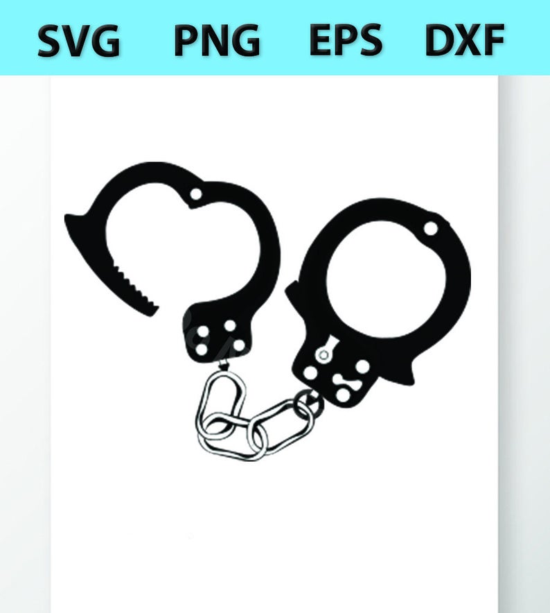 Handcuffs clipart vector. Svg files images designs