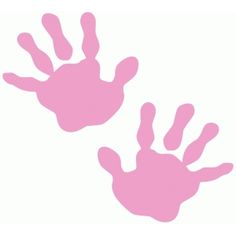 Handprint clipart baby girl.  best shower clip