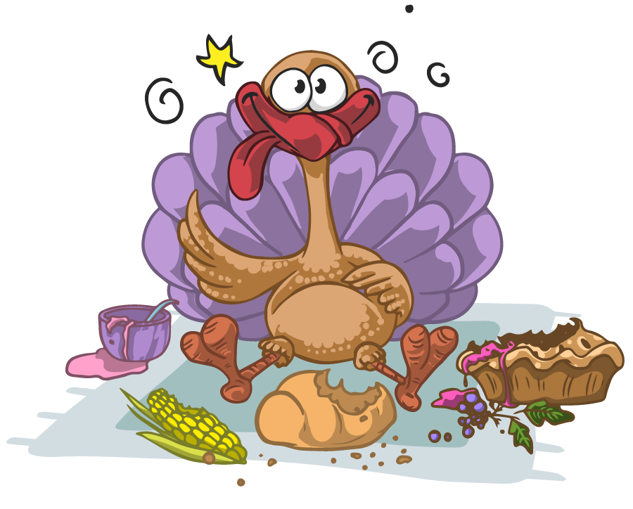 Full turkey cartoon. Handprint clipart cute