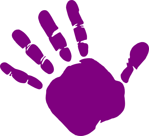 handprint clipart large hand