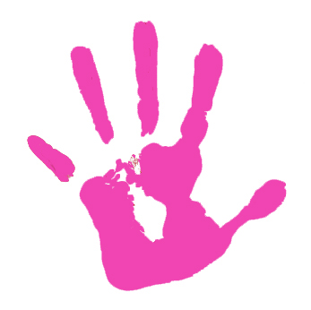 Free cliparts download clip. Handprint clipart pink baby