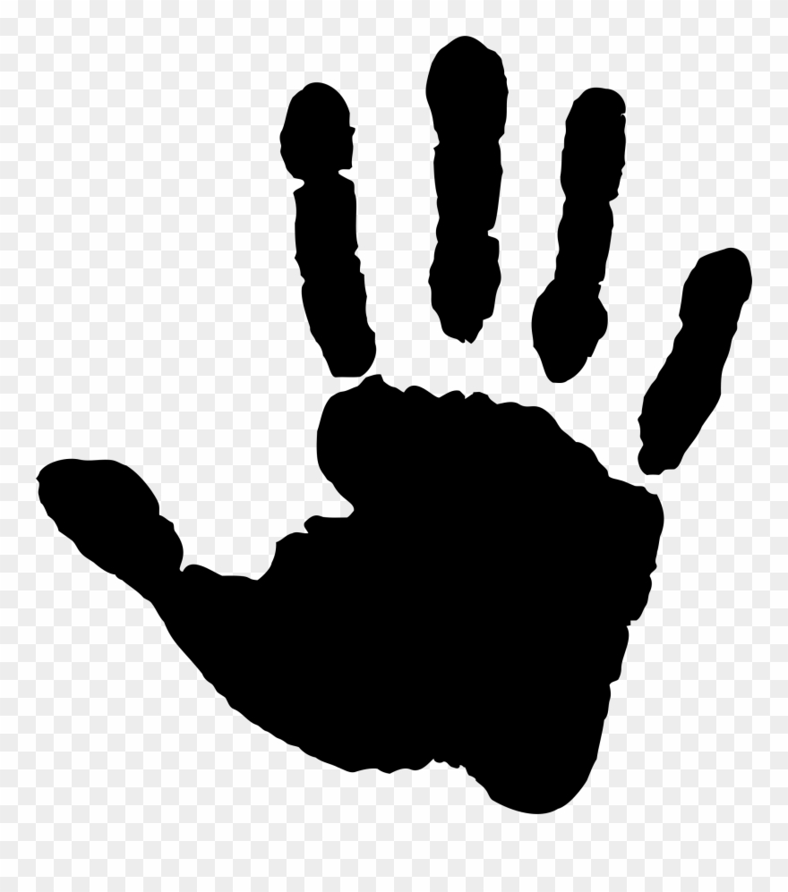 handprint clipart right