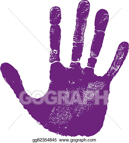 Handprint clipart right. Eps vector man hand