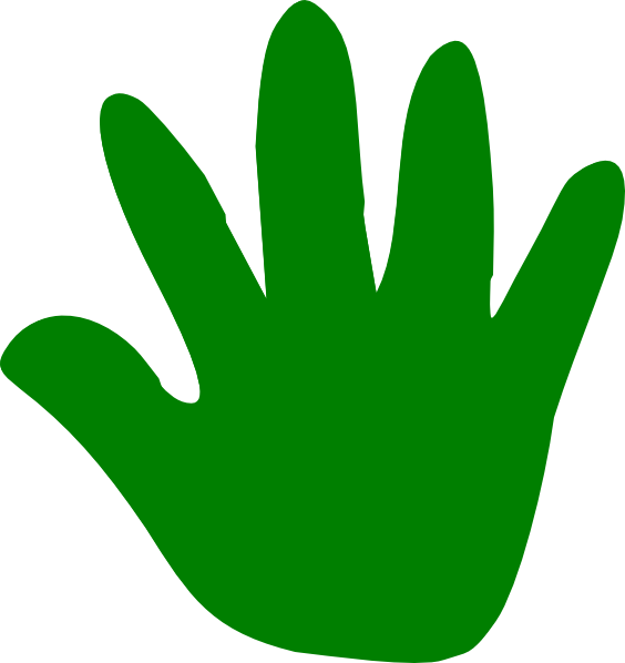 handprint clipart right