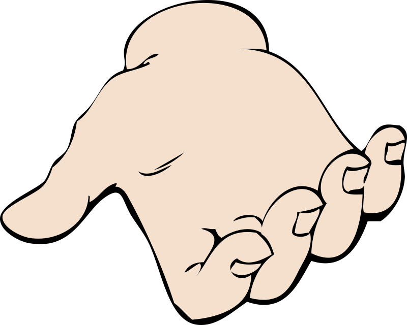 Hand head free on. Hands clipart self