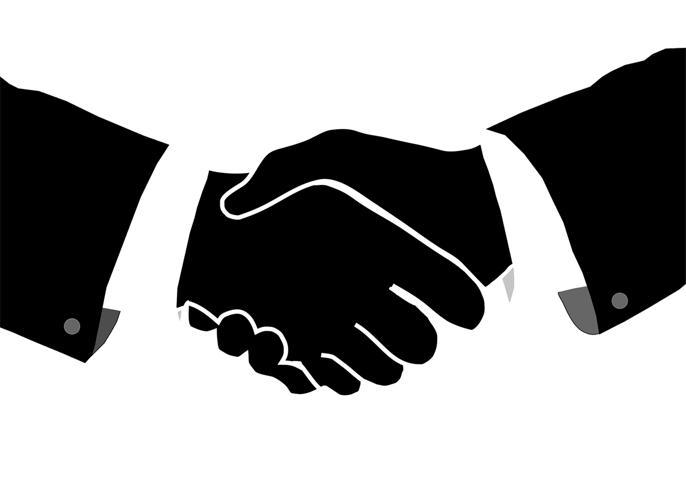 Handshake clipart animated. Hands shaking cliparts free