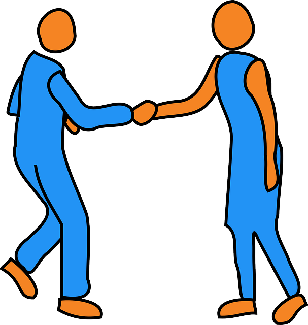 handshake clipart firm