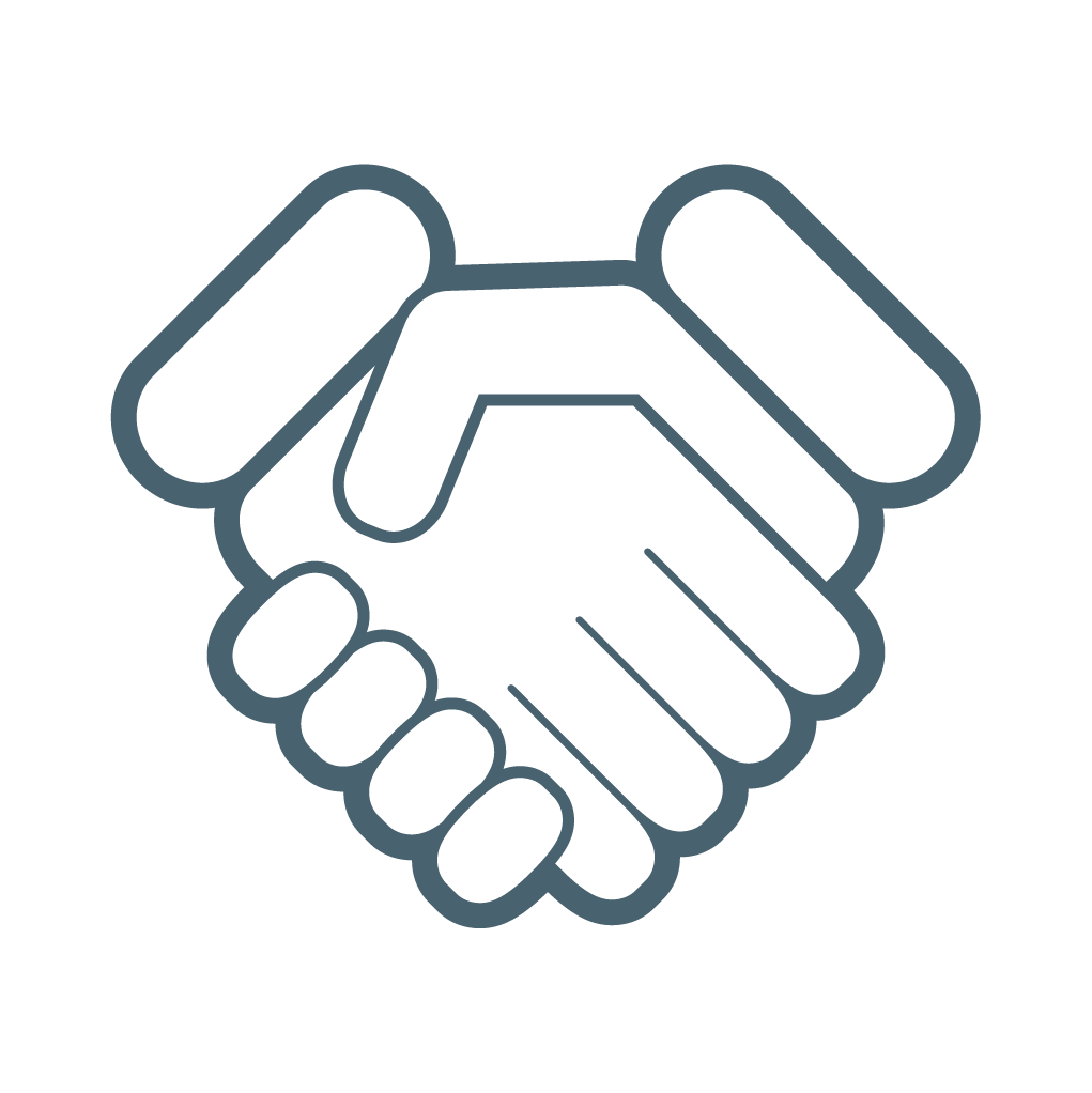 Company sorsix trust. Handshake clipart great compromise