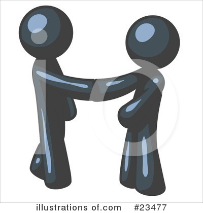 Handshake clipart new deal. Illustration by leo blanchette