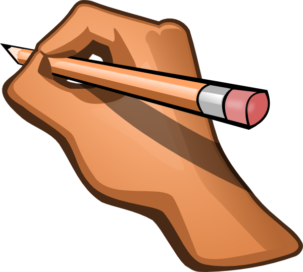 drawing clipart writing