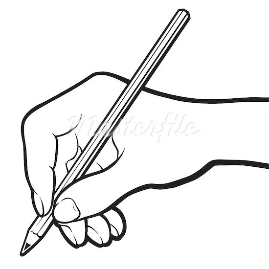Handwriting clipart black and white. Writing free download best