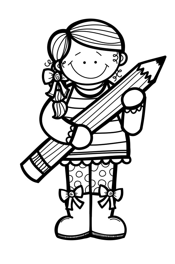  collection of pencil. Pen clipart black and white