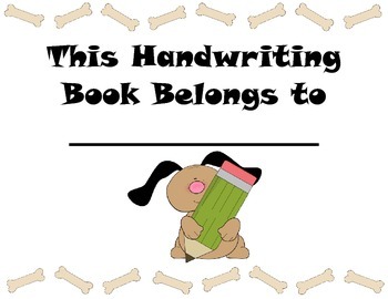 handwriting clipart handwriting book
