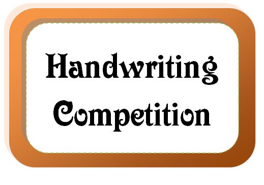 handwriting clipart handwriting competition