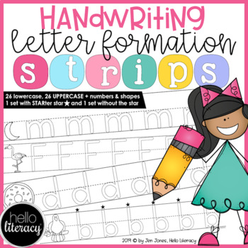 handwriting clipart letter formation