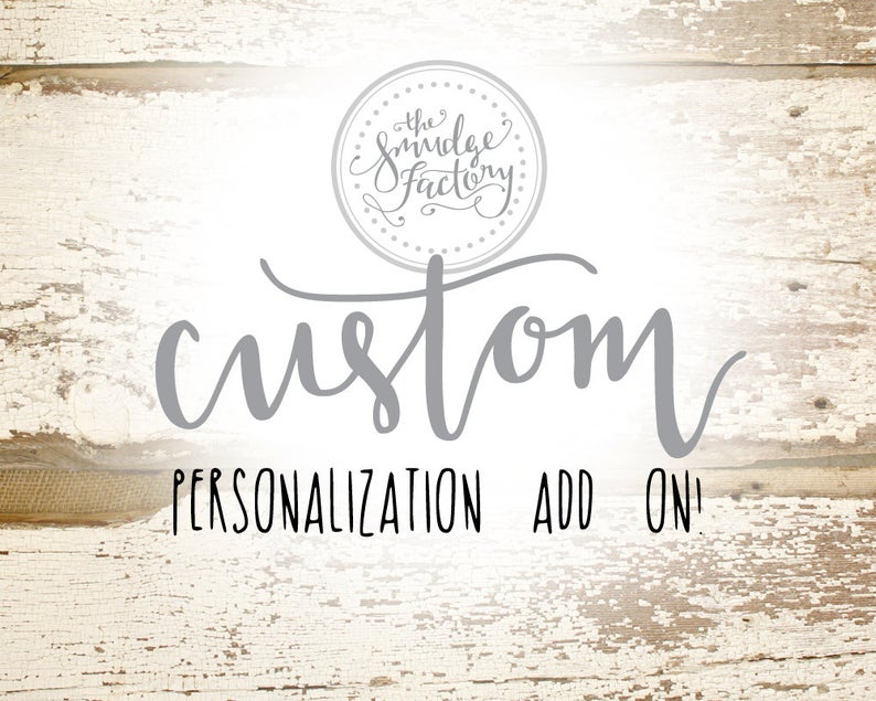 Custom svg add on. Handwriting clipart personalization