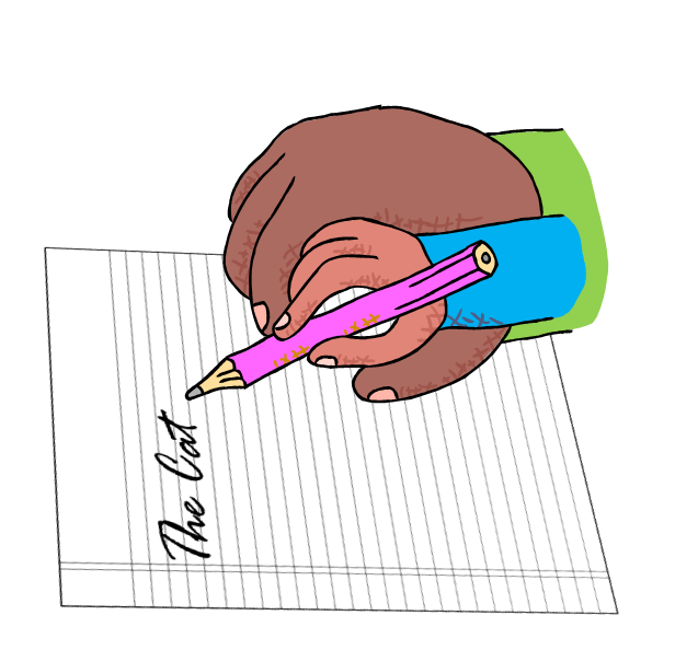 handwriting clipart writing center