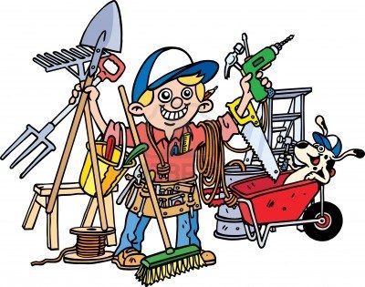 handyman clipart busy