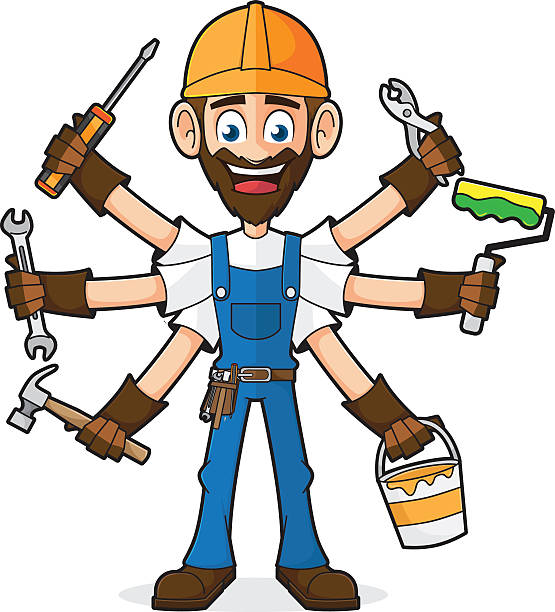 handyman clipart maintenance staff
