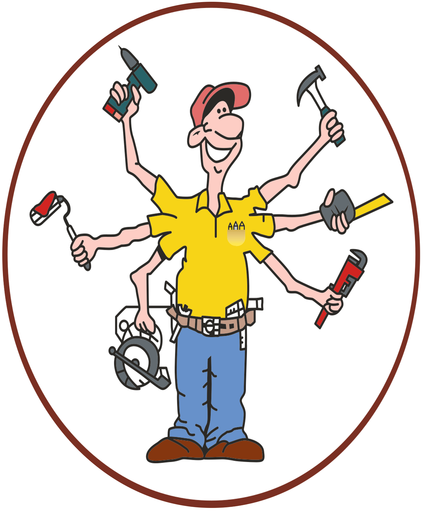 handyman clipart maintenance staff