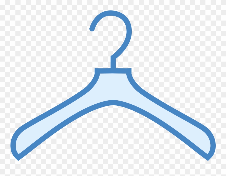 hanger clipart blue