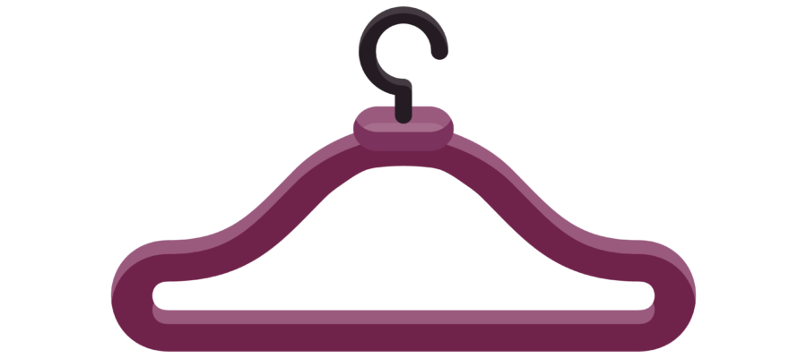hanger clipart purple