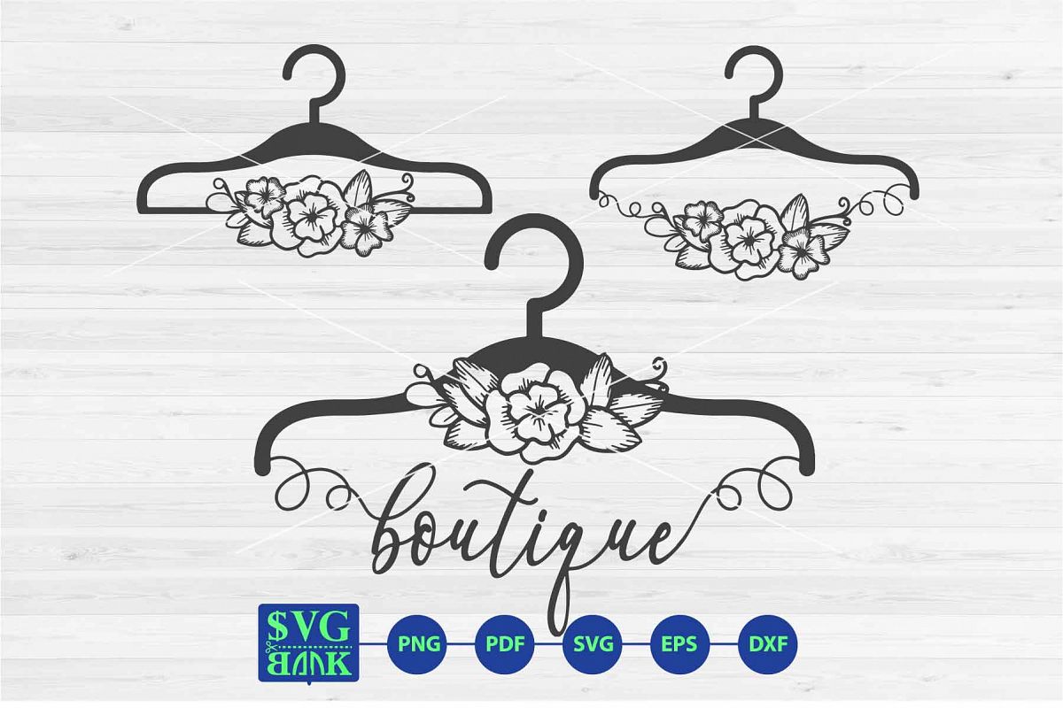Hanger clipart svg. Artwork for boutique 