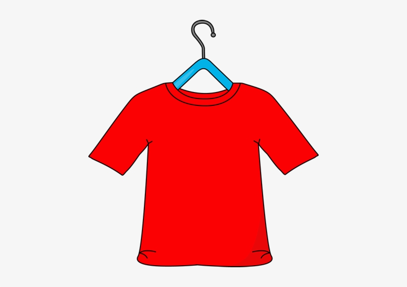 Shirt on with clothe. Hanger clipart washed clothes