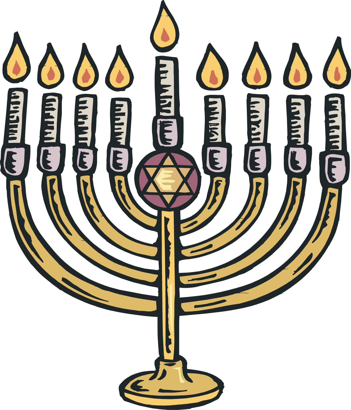 Hanukkah panda free images. Clipart candle symbol