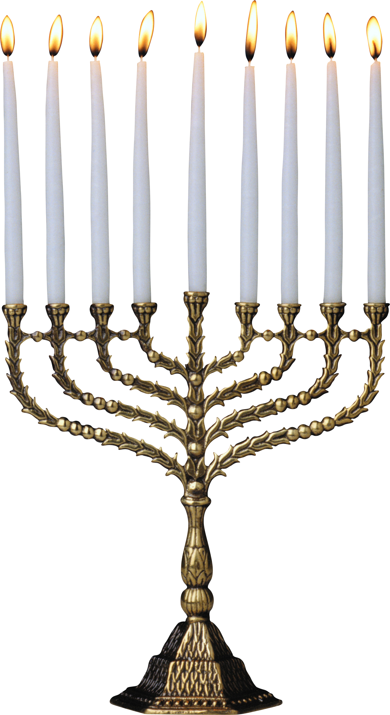 hanukkah clipart 7 branch menorah