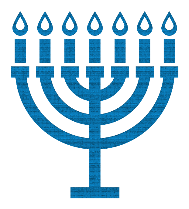 Menorah clipart 7 branch menorah, Menorah 7 branch menorah Transparent ...